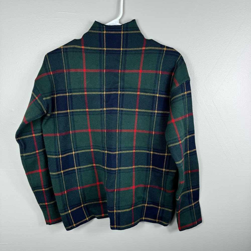 Tahari | Small Plaid Turtle Neck Sweater